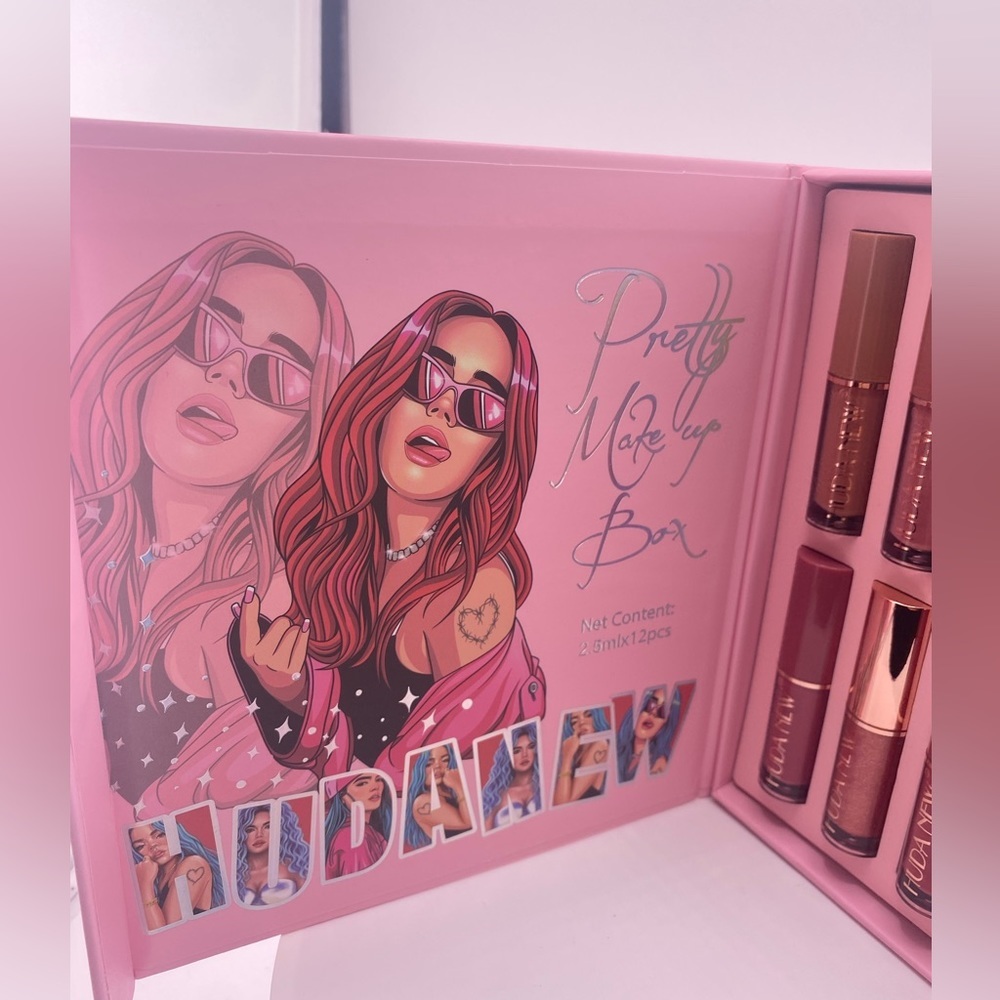 Karol G Bichota Huda New 12 Piece Mini Matte Liquid Lipstick set in Box - Picture 3 of 8